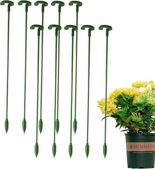 30 Plant Stakes, Garden Plant Support Sticks, Plant Stakes for Indoor Plants, Support Stakes for Potted Plants, Plant Cage Support, for Plants Peony, Amaryllis, Marigold, Sapling