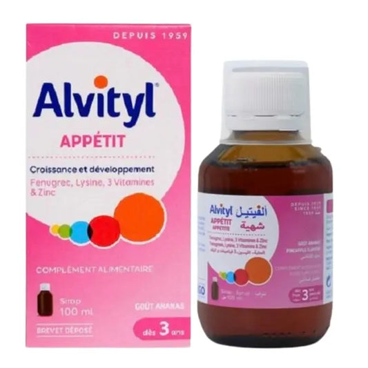 Alvityl Appetite Syrup For Kids, Pineapple 100ml